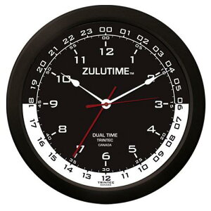 �yTrintec ZULUTIME Dual Time Clock�z �g�����e�b�N �|�����v �i��/���j 14 24���Ԍv ZT14-4