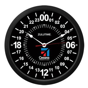 �yTrintec Cessna ZULUTIME 24-Hour Clock�z �g�����e�b�N �Z�X�i �|�����v 10 24���Ԍv