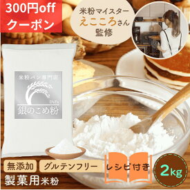 米粉 製菓用 ミズホノチカラ 【楽天ランキング1位】 無添加 【レビュー投稿でプレゼント】みずほちから 米粉パン用 お菓子 D'sTs えこころ米粉 2kg 銀の 米粉 国産 こめ粉 小麦粉の代用 大容量