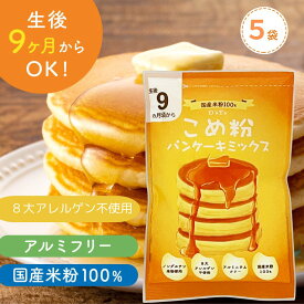 ホットケーキミックス 米粉 パンケーキミックス 米粉【レビュー投稿でプレゼント】D'sTs こめ粉 100g×5個セット ホットケーキ パンケーキ フライパン 国産 グルテンフリー 離乳食 国産米粉 アルミニウムフリー 保存料 着色料 香料 不使用 無添加 rice flour 最強配送