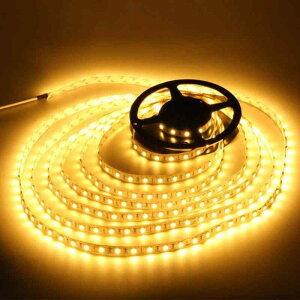 �Z�F LED�e�[�v���C�g�� 12V ���P�x 5M 300�A �h��IP65 �ؒf�\ ���x�[�X/LED ���͔S�����ʃe�[�v ���ʔ��� SMD 5050