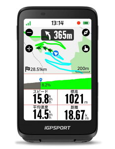 iGPSPORT BiNavi �T�C�N���R���s���[�^ �T�C�R�� 3.5''�^�b�`�X�N���[�� GPS���� ���]�ԗp�i�r �g���[�j���O���� �`�[�����C�h �p�����C�h�@�\ ���[�V�������m ���y  �A�N�V�����J�����R���g