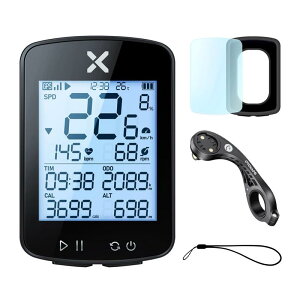XOSS G2+/G2 �T�C�N�� �R���s���[�^�[�ABluetooth ����� ANT+ �� GPS �̏z�̑��x�v����ё��s�����v�ALCD �\���A�h�� MTB �̒ǐՎғK�����ׂẴo�C�N