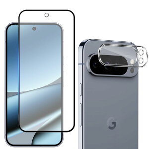 �y1+1���Z�b�g�zFor Google Pixel 10 Pro XL �K���X�t�B���� �A���`�O���A+�J�����ی�t�B���� ���炳�� ���˖h�~ �w��h�~ �m���O���A Ubefuu �f�荞�ݖh�~ �t����ʕی� �X���[�Y�ȑ��슴