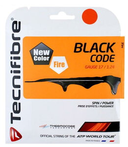 �e�N�j�t�@�C�o�[(Tecnifibre) �e�j�X �K�b�g �u���b�N�R�[�h BLACK CODE 12m
