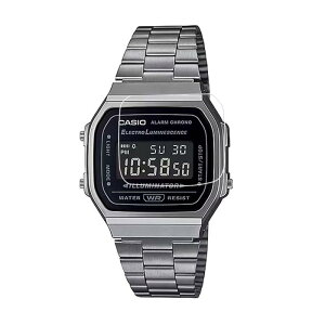 Zshion [3��] �Ή� Casio A168 �p �t���ی�t�B���� �����^ �����ߗ� �C�A�[�� ���˖h�~ �S�ʕی� �ȒP�ɓ\��܂� ��p�ی�t�B����