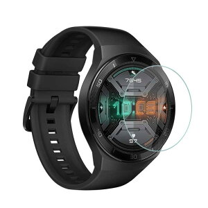 [2������] For Huawei Watch GT2e 46mm �K���X�t�B���� [Gos Elec] ���{���Ɏq�� �����K���X�t���ی�t�B���� 2.5D���E���h�G�b�W���H �����ߗ� �d�x9H Huawei Watch GT 2e 46mm �Ή�