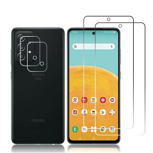�y4������zFOR Galaxy A52 5G SC-53B �p�̃K���X�t�B�����i2�����j+ FOR Galaxy A52 5G SC-53B �p�̃J�����t�B�����i2�����j�����^ �d�x9H �w��h�~ ���{���Ɏq�� for Galaxy A52 5G SC