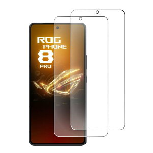 �y2���Z�b�g�zFOR ASUS ROG Phone 8 / ROG Phone 8 Pro �t�B���������K���X���Ɏq��9 H�d�xFOR ASUS ROG Phone 8 / ROG Phone 8 Pro �X�N���[���ی얾�炩�ȋC�A���Ȃ��A�\��₷��