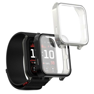 kwmobile 2x �P�[�X Garmin Venu X1�Ή� �J�o�[ - �t���J�o�[ �V���R�� �ϏՌ� �S�̕ی� ���F/�V���o�[