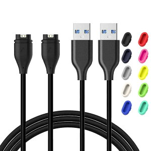 �K�[�~���p�[�d�P�[�u���y2�{ 1M�z�h�o�v���O 10�� �Z�b�g�t�� �K�[�~���p USB�`���[�W���O�P�[�u�� �����f�[�^�]�� Fenix 6 6S 6X, Fenix 5 5S 5X Plus, Vivoactive 3 4 4S, Vivosport,