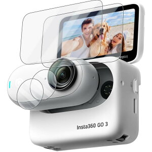 Wigsii�y4���z �Ή� Insta360 GO3 �p �t���ی�t�B���� �u���C����ʗp2�� + �����Y�t�B����2���v���{AGC���Ɏq�f�ސ��A�d�x9H�A2.5D���H�A�ɔ��A�����ߗ��A�w��h�~�A���������A�Ռ��z���A��U�h