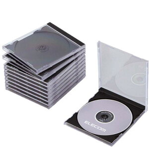 �G���R�� CD/DVD�v���P�[�X/1�����[/10�p�b�N/�u���b�N