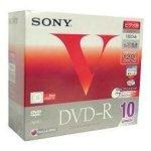 SONY �^��pDVD-R 4.7GB 10���p�b�N 10DMR120GPO