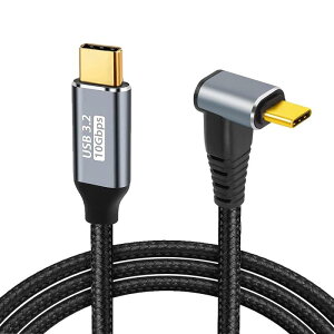 USB C �P�[�u�� L�� Type-C L�^ �yPD�Ή� 100W�}���[�d/ USB 3.2 Gen2�W�� 10Gbps�f�[�^�]���z