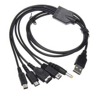 5 in 1 USB �[�d�P�[�u�� �j���e���h�[ �ϋv�� �y�� �����^�тɕ֗� ���܂�ɂ��� Nintendo New 3DS(XL/LL)�A3DS(XL/LL)�A2DS�AGBA SP�AWii U�APSP 1000/2000/3000 �ƌ݊���������܂�