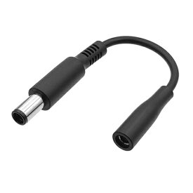 Vogourfify アダプター変換ケーブル DCプラグ変換ケーブル for dell/HP 外径4.5mm*内径3.0mm→外径7.4mm*内径5.0mm DCプラグサイズ変換ケーブル15cm 7.4*5.0mm - 4.5*3.0mmDC電源ドングル