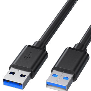 USB 3.0 �P�[�u�� �^�C�vA-�^�C�vA USB�P�[�u�� 5Gbps �I�X-�I�X�����R�l�N�^����a-a�^�C�v ���ʑ}�� HDD�ATV Box�A�J�����ȂǁADVD�v���[���[�A�v�����^�A���f���Ȃǂƌ݊������� �����P�[�u�� �f