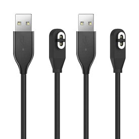【2本セット】Shokz 用 充電ケーブル Aftershokz Aeropex AS800 Shokz OpenRun Pro、OpenRun、OpenRun Mini、OpenComm 骨伝導ヘッドフォンに対応 USB充電器コード 1M [並行輸入品