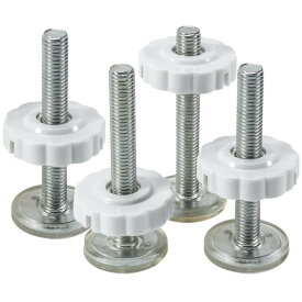 アイソレーションドアボルト ベビーゲートネジ ベビーゲートレール 【M10 4個セット】ドッグゲート用 交換金具部品 階段ゲート 壁保護プロテクター ペット用 手すり安全キット ネジロッド