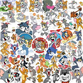 トムとジェリー ステッカー 50枚セット PVC 防水 シール TOM &amp; JERRY [並行輸入品]