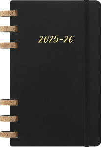 �����X�L�� �蒠 2026�N 1���n�܂� 12���� �X�p�C���� �_�C�A���[ ���[�W�T�C�Y (��13cm×�c21cm) �\�t�g�J�o�[ �u���b�N DSSPB12AMWH3Y26