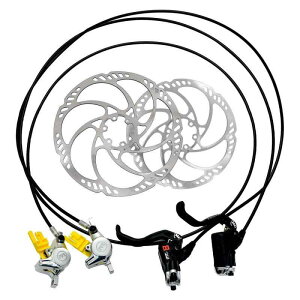 Magura MT8 Pro Carbon Post Mount Hydraulic Disc Brake Set w/180203mm Rotor(F+R), MG2846