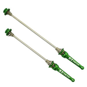 KCNC Z6 KQR Road Stainless Axle Hub Skewer, Green, KQR-04-RD-GR, SK2148