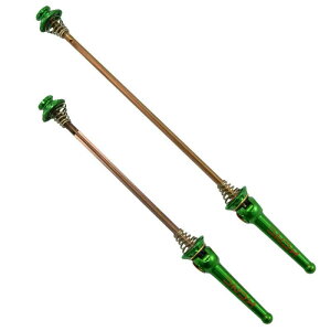KCNC Grooving QR MTB Titanium Axle Hub Skewer, Green, KQR05-002GR, SK2243