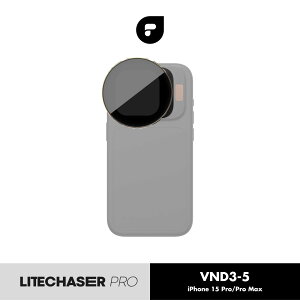 PolarPro LiteChaser Pro 15 VND3-5�t�B���^�[ iPhone 15 Pro/Pro Max�p ���� �� ��p�P�[�X��Defender�J�o�[�t��