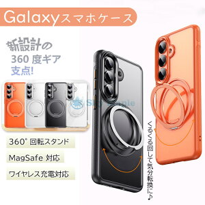 galaxy s26 �P�[�X magsafe galaxy s26 ultra �P�[�X �M�����N�V�[ S26 �E���g�� �P�[�X 360° ��]�����O�X�^���h Galaxy S26 S26Plus S26Ultra S25 S25Plus S25Ultra �P�[�X MagSafe �Ή� �y�� ���^ ������� �ϏՌ� �}�b�g