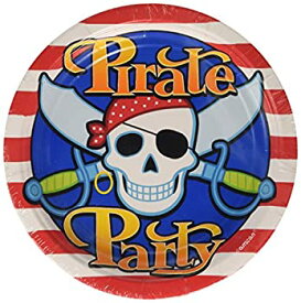 【中古】【輸入品・未使用】Amscan 17.7cm International Pirate Party Plates