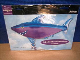 【中古】【輸入品・未使用】100cm Jumbo Foil Blue Shark Balloon - Mylar Balloon Foil
