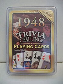 【中古】【輸入品・未使用】Flickback 1948 Trivia Playing Cards