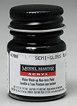 【輸入品・未使用】半光沢ブラックTestorsアクリルプラスチックモデルペイントのサムネイル