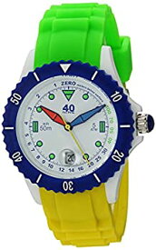 【中古】【輸入品・未使用】40?NineレディースクォーツプラスチックとシリコンCasual Watch%カンマ% Color :イエロー(モデル: 40?nine03?/ fun30?)