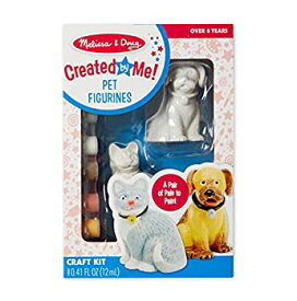 【中古】【輸入品・未使用】Melissa & Doug decorate-your-own Pet Figurinesクラフトキット???ペイントA猫と犬