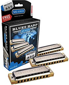 【中古】【輸入品・未使用】Hohner 3P532BX Blues Harp Harmonica%カンマ% Pro Pack%カンマ% Keys of C%カンマ% G%カンマ% and A Major