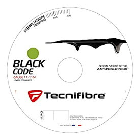 【中古】【輸入品・未使用】テクニファイバー(Tecnifibre) ブラックコードBlack Code 200Mロール TFR503／TFR504／TFR505／TFR506 硬式テニス ポリエステル ガット / 1.28mm