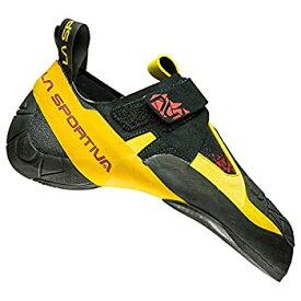 【中古】【輸入品・未使用】La Sportiva メンズ Skwama ロッククライミングシューズ、ブラック/イエロー、41