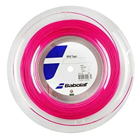 【中古】【輸入品・未使用】Babolat(バボラ) RPM チーム 200Mロール 硬式テニスガット/ピンク/1.25mm