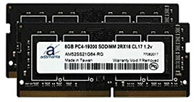 【中古】【輸入品・未使用】Adamanta 16GB (2x8GB) ノートパソコンメモリアップグレード MSi Aegis X3 ゲーミングデスクトップDDR4 2400Mhz PC4-19200 SODIMM 2Rx16 CL17 1.