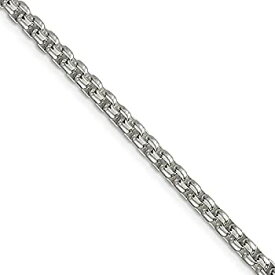 【中古】【輸入品・未使用】3.6?MM、スターリングシルバー、楕円形ボックスチェーンネックレス、24インチ