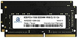【中古】【輸入品・未使用】Adamanta 16GB (2x8GB) ノートパソコンメモリアップグレード MSi GL62 6QF 632NL DDR4 2133 PC4-17000 SODIMM 1Rx8 CL15 1.2v ノートブックRAM