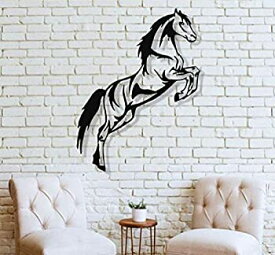 【中古】【輸入品・未使用】DEKADRON 馬 メタルウォールアート 3D壁シルエット メタル壁装飾 ホームオフィス装飾 ベッドルーム リビングルーム 装飾 ユニコルニオ リコーン