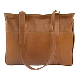 【中古】【輸入品・未使用】Piel Leather 8748 Small Shopping Bag - Saddle