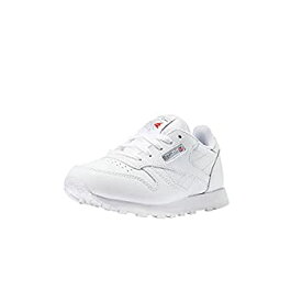 【中古】【輸入品・未使用】Reebok Little Kid Classic Leather Sneaker%カンマ%White%カンマ%2.5 M US Little Kid