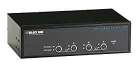 【中古】【輸入品・未使用】Black Box 4ポート デスクトップKVMスイッチ デュアルヘッド DVI-D USB