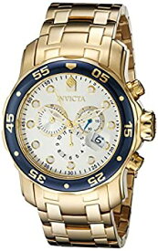 【中古】【輸入品・未使用】インヴィクタ Invicta Men's 80067 Pro Diver Analog Display Swiss Quartz Gold Watch [並行輸入品]