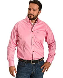 【中古】【輸入品・未使用】ARIAT メンズ 無地 ツイルシャツ US サイズ: Medium カラー: ピンク